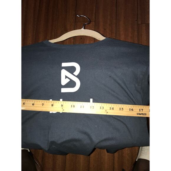 NEXT LEVEL T-Shirt Men's S BLACK Short Sleeved w/logo - Picture 7 of 8